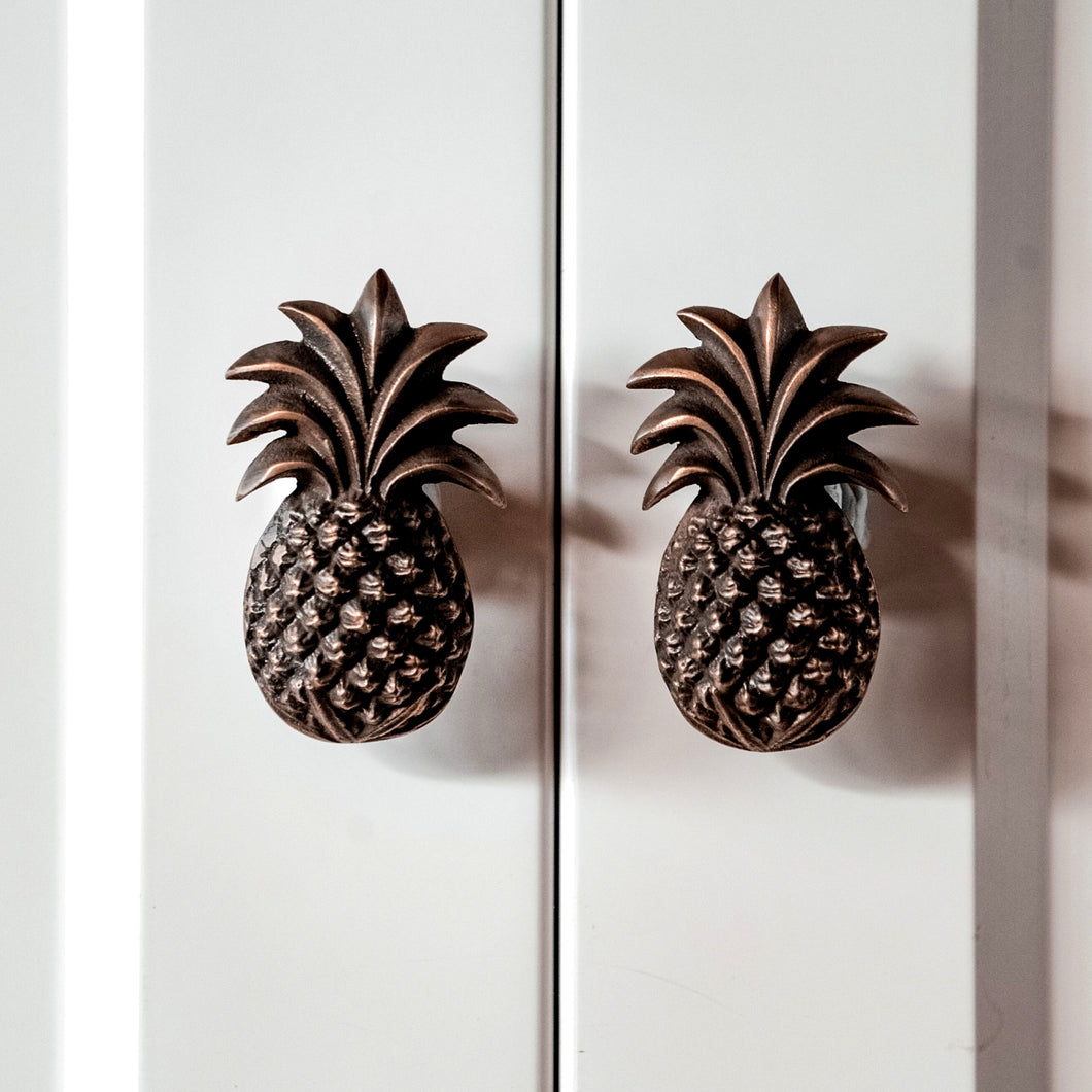 Pineapple Drawer Pull - Brass