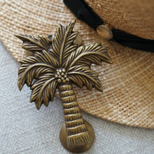 Load image into Gallery viewer, Coconut Palm Tree Door Knocker - Brass
