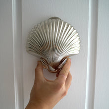 Load image into Gallery viewer, Mermaid Shell Door Knocker - Chrome
